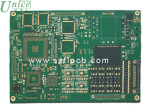 阻抗沉金八層板